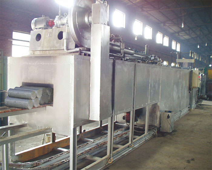 高效節(jié)能鋁棒加熱爐、長棒熱剪爐